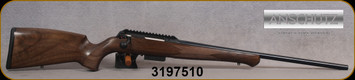 Anschutz - 223Rem - Model 1771 D - Oiled walnut stock, light German style stock w/German cheek piece & Schnabel forend tip/Blued Finish, 23"Barrel, Single Stage Tuned Trigger, Mfg# 016087, S/N 3197510