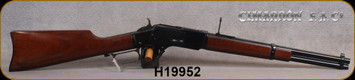 Cimarron - 45LC - 1873 Trapper - Lever Action - Walnut Stock Rifle/Color Case Hardened Lever & Hammer/Standard Blue Finish, 16-1/8" Round Barrel, Mfg# CA211, S/N H19952