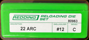 Redding - Full Length Sets - 22 ARC - Custom - 80963