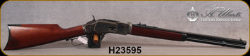 Uberti - 357Mag - Model 1873 Short Rifle - Lever Action Rifle - Walnut Stock/Forearm/Case Hardened Frame/Blued Finish, 20" Octagon Barrel, 10 Round Capacity, Mfg# 271, S/N H23595