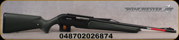 Winchester - 300WinMag - SXR2 Stealth Threaded - Green Composite Stock/Blued Finish, 21"Threaded Barrel, Fibre optic sights, 3+1rds DBM, Mfg# 531068133