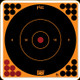 Pro-Shot Products - Splatter Shot Bullseye Target - 12" - Orange - 5pk - 12B-ORNGE-5PK
