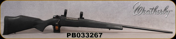 Consign - Weatherby - 257WbyMag - Mark V - Black Synthetic Monte Carlo Stock/Blued Finish, 26"Barrel, c/w 30mm rings