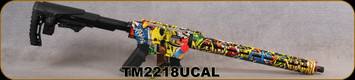 Derya - 22LR - TM-22 - Semi-Auto Rimfire - Urban Camo Adjustable Stock/Matte Black Finish, 18"Threaded(1/2x28) Barrel, (2)10rd magazines - Mfg# TM22-18-UC-AL