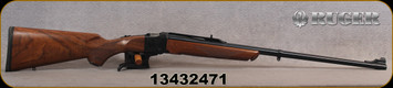 Consign - Ruger - 300H&HMag - 1-S Medium Sporter - Single-Shot Rifle - American Walnut Stock/Blued, 26"Barrel, Mfg# 11345 - Unfired - In original box with 1"rings, manual