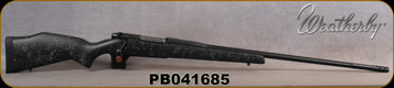 Consign - Weatherby - 338LapuaMag - Mark V Accumark - Black w/Grey Web Synthetic Stock/Blued Finish, 26"Fluted Barrel, Threaded - only 3 rounds fired