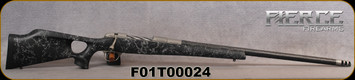 Used - Fierce - 7mmRemMag - CT Edge - Black w/Grey Web Thumbhole Stock/Grey Titanium, 26"Carbon fiber barrel, 100 rounds fired - in Tikka box
