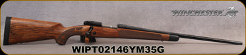 Consign - Winchester - 6.5Creedmoor - Model 70 Super Grade AAA French - Grade AAA French Walnut w/Shadowline cheekpiece/Polished Blued Finish, 22" Barrel, 4rd Hinged Floorplate, Adj.Trigger, Mfg# 535239289 - only 25rds fired - in original box