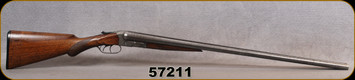 Consign - Montgomery Ward - 12Ga/32" - Hinge Action SxS - Walnut Prince of Wales Grip Stock/Engraved Nickel Receiver/Damascus Barrels - Made by Baker
