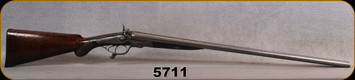 Consign - W.Kavanagh - 12Ga/30" - Hammer Gun - Walnut Prince of Wales Grip/Engraved Receiver & Side Plates/Dublin Damascus Barrels - Scottish maker
