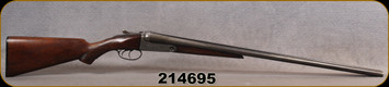 Consign - Parker Bros - 16Ga/2.5"/28" - Trojan - Double Trigger - SxS - Select Walnut Capped Pistol grip stock w/Splinter forend/Nickle Receiver/Blued Barrels, F/M+ chokes - Mfg.1908