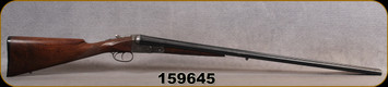 Consign - Parker Bros - 12Ga/2.75"/32" - VH - Select Walnut English Grip stock w/Splinter Forend/Nickel Receiver/Blued Barrels, mfg.1912