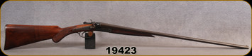 Consign - Janssen Sons & Co - 410Ga/26" - Round Body Hammer Gun - Rare - Walnut Prince of Wales Grip Stock w/Splinter Forend/Antique Patina, laminated steel barrels, double trigger