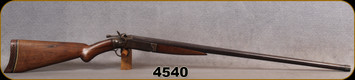 Consign - Bacon Arms - 12Ga/31" - Single Shot Hammer Gun - Rare - London Twist - Walnut Price of wales grip stock/Antique Patina - Restorable wall hanger