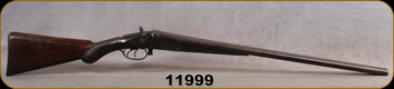 Consign - Parker Bros - 12Ga/27" - Hammer Shotgun - Walnut Prince of Wales Grip/Antique Patina/Damascus Barrels, Mfg.1878