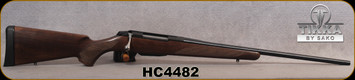 Tikka - 243Win - Model T3x Hunter - Bolt Action Rifle - Walnut Stock/Blued, 22.4"Barrel, 3+1 round detachable magazine, Mfg# TF1T1526A1000A0, S/N HC4482