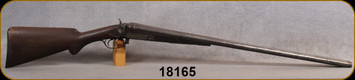 Consign - Parker Bros - 12Ga/30" - Hammer DS - SxS Twist - Walnut Prince of Wales Grip Stock/Antique Patina/Damascus, Decarbonized Steel Barrels, Mfg.1880