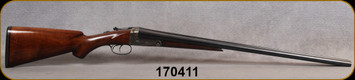 Consign - Parker Bros - 12Ga/2.5"/28" - Trojan - SxS Shotgun - Double Trigger - Capped Pistol Grip Walnut Stock/Nickel Receiver/Blued Barrels, Mfg.1915
