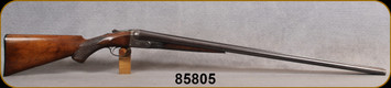 Consign - Parker Bros - 12Ga/2.5"/32" - PH - SxS - WalnutCapped Pistol Grip Stock/Nickel Receiver/Damascus SxS Twist Barrels, Double Trigger, F/F Chokes, Mfg.1897