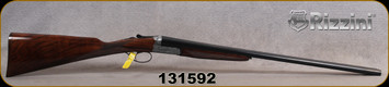 Rizzini - 20Ga/3"/26" - BR550 Round Body - Oil-Finish Turkish Walnut English Grip Stock, Rounded/Splinter Forend/Ornamental scroll engraved Scalloped Receiver/Blued Barrels, Single Trigger, S/N 131592