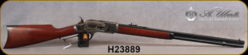 Uberti - 45LC - 1873 Sporting Rifle - Lever Action - Walnut Straight Stock/Case Hardened Frame/Full Octagonal, 24.25" Barrel, Mfg# 282, S/N H23889