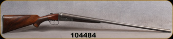 Consign - Parker Bros - 12Ga/2.75"/32" - Vulcan - SxS Shotgun - Walnut Pistol Grip/Antiquie Patina, Vulcan Steel Barrels, F/F Chokes, Mfg.1901