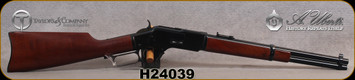 Taylor's & Co - Uberti - 45LC - Model 1873 Carbine Case Hardened - Lever Action - Walnut Straight-Grip Stock/Case Hardened Lever & Hammer/Blued, 16 1/8"Round Barrel, Mfg# 550012, S/N H24039
