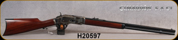 Cimarron - 38-40Win - Model 1873 Sporting Rifle - Lever Action - Walnut Stock/Case Hardened/Standard Blued Finish, 24" Octagon Barrel, 13+1 Capacity, Mfg: CA264, S/N H20597