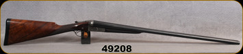 Consign - Greener - 12Ga/2.5"/30" - Hammerless Ejector Shotgun - Walnut English Grip Stock/Engraved Receiver/Blued Barrels, Double Trigger - c/w Laminated original purchase receipt, dating 1954