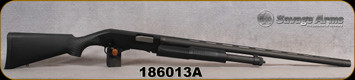 Consign - Savage - Stevens - 12Ga/3"/28" - Model 320 Field - Pump Action Shotgun - Black Synthetic Stock/Matte Blued Finish, Brass Bead front sight - New, unfired in original box