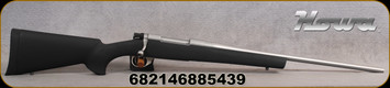 Howa - 30-06SPRG - Model 1500 Hogue Standard Stainless - Black Hogue pillar-bedded Overmolded stock & recoil pad/Stainless, 22"Standard Barrel, Non-Threaded, Two-stage HACT trigger - Mfg# HGR3006SBNTC - STOCK IMAGE
