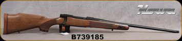 Howa - 270Win - M1500 Super Deluxe - Bolt Action Rifle - Deluxe Turkish Walnut Stock w/Laminate Caps/Blued Finish, 22"Threaded(1/2"-28)Barrel, Hinged Floorplate, Mfg# HWH270LUX, S/N B739185