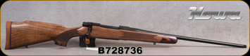 Howa - 30-06Sprg - M1500 Super Deluxe - Bolt Action Rifle -  Deluxe Turkish Walnut Stock w/Laminate Caps/Blued Finish, 22"Threaded(1/2"-28)Barrel, Hinged Floorplate, Mfg# HWH3006LUX, S/N B728736