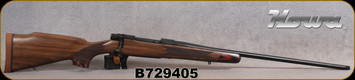 Howa - 7mmRemMag - M1500 Super Deluxe - Bolt Action Rifle -  Deluxe Turkish Walnut Stock w/Laminate Caps/Blued Finish, 24"Threaded(1/2"-28)Barrel, Hinged Floorplate, Mfg# HWH7MMLUX, S/N B729405