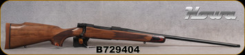 Howa - 7mmRemMag - M1500 Super Deluxe - Bolt Action Rifle -  Deluxe Turkish Walnut Stock w/Laminate Caps/Blued Finish, 24"Threaded(1/2"-28)Barrel, Hinged Floorplate, Mfg# HWH7MMLUX, S/N B729404