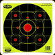 Birchwood Casey - Dirty Bird Splattering Target - 12" Yellow Round SIght-In Target - 4pk - BC-35912