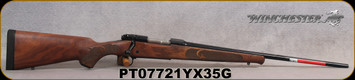 Winchester - 6.5Creedmoor - M70 Featherweight - Bolt Action Rifle - Grade I Black Walnut Stock/Polished Blued, 22"Barrel, Mfg# 535200289, S/N PT07721YX35G