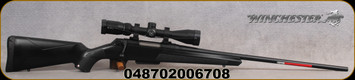 Winchester - 270WSM - XPR Combo - Bolt Action Rifle - Black Synthetic Stock/Black Perma-Cote Finish, 24"Barrel, 3 Rounds Detachable Magazine, Vortex Crossfire II, 3-9x40 Scope, Mfg# 535705264