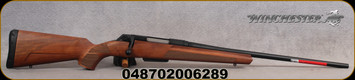 Winchester - 243Win - XPR Sporter - Grade 1 walnut Stock w/flattened fore-end profile/matte blued finish, 22"Button-Rifled, Free-Floated Steel Barrel, M.O.A. Trigger System, 3-round Detachable Box Magazine, Mfg# 535709212 - STOCK IMAGE