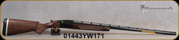 Browning - 12Ga/2.75"/34" - BT-99 Adjustable B&C - Single Barrel Trap Shotgun - Extractor - Grade I Satin Finish Black Walnut/Blued, High-post ventilated, floating rib, Mfg# 017081401, S/N 01443YW171