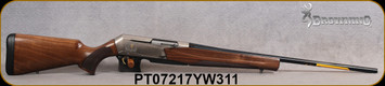 Browning - 300WinMag - BAR Mark III - Oil Finish Grade II walnut stock/enhanced, high-relief engraved satin nickel finish/Hammer-forged, 24"barrel, Mfg# 031047229, S/N PT07217YW311