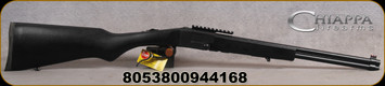 Chiappa - 22LR/410Ga - Double Badger Folding Shotgun/Rifle (Dark) - Break Open (Folding) Rifle/Shotgun Combo - Black Textured Stock/Blued Steel Finish, 19"Barrel, Picatinny Rail, Mfg# 500.260