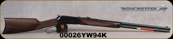 Winchester - 38-55Win - Model 1894 Sporter - Lever Action - Walnut Stock/Blued, 24"Barrel, 1/2 Octagon, 1/2 Round, Mfg# 534178117, S/N 00026YW94K