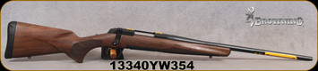 Browning - 308Win - X-Bolt Micro Midas - Bolt Action Rifle - Satin Finish Grade I Black Walnut Stock/Matte Blued, 20"Barrel, Mfg# 035248218, S/N 13340YW354