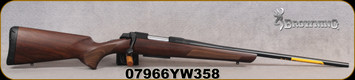 Browning - 243Win - AB3 Hunter - Bolt Action Rifle - Classic Checkered Walnut Stock/Matte Blued, 22"Barrel, 5rd Detachable Box magazine, 1:10"Twist, Mfg# 035801211, S/N 07966YW358
