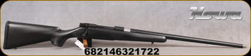 Howa - 308Win - M1500 Carbon Elevate - Short Action Rifle - Stockys Carbon fiber stock finish/Blued, 24"Carbon Wrapped, #7Contour, Threaded(5/8-24)barrel, Hinged Floorplate, Mfg# HCE308