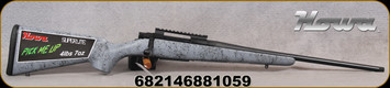Howa - 7mm-08Rem - Model 1500 Super Lite - Bolt Action Rifle - Grey w/Black Web Stockys Stock/Blued Finish, 20"SuperLite Threaded(1/2x28")Barrel, 1 Piece Picatinny Rail, Flush Detachable Mag, Mfg# HCSL708GRY