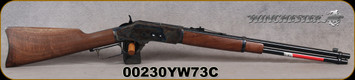 Winchester - 357Mag/38Spl - Model 1873 Competition Carbine High Grade - Grade III/IV Black Walnut Stock/Case Hardened Receiver/Blued, 20"Barrel, Saddle Ring, 10rd Tubular Magazine, Mfg# 534280137, S/N 00230YW73C