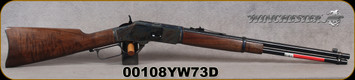 Winchester - 45Colt - Model 1873 Competition Carbine High Grade - Grade III/IV Black Walnut Stock/Case Hardened Receiver/Blued, 20"Barrel, Saddle Ring, 10rd Tubular Magazine, Mfg# 534280141, S/N 00108YW73D