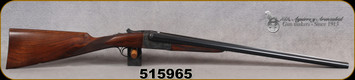 Consign - AYA - 12Ga/2.75"/25" - Model XXV - Grade AAA Walnut English Grip Stock/Engraved Case Hardenened Receiver/Blued Barrels, Double trigger, Ejectors, M/F Choke, Auto Safety, Circa 1980 - very low rounds fired
